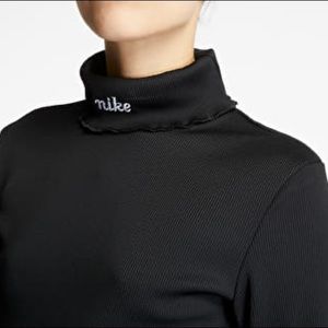 Nike Femme Ribbed Roll Neck Top